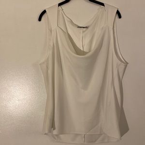 ASOS Design Curve Sleeveless Top with Cowl Neck
